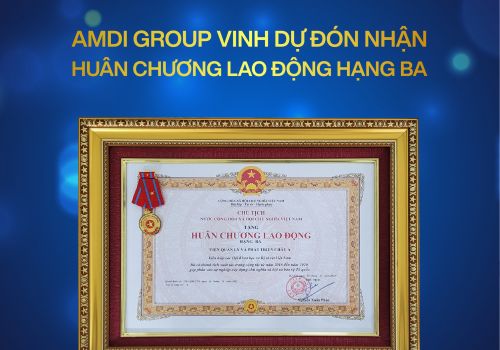 AMDIグループが第3労働章を受賞する栄誉